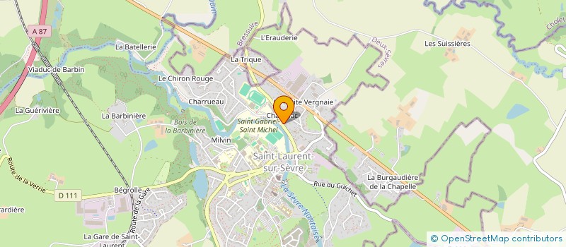 localisation de l'entreprise MADAME MARINA VIGNERON  SAINT-LAURENT-SUR-SEVRE