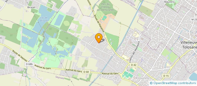 localisation de l'entreprise MADAME MARINA VIGNON  FROUZINS