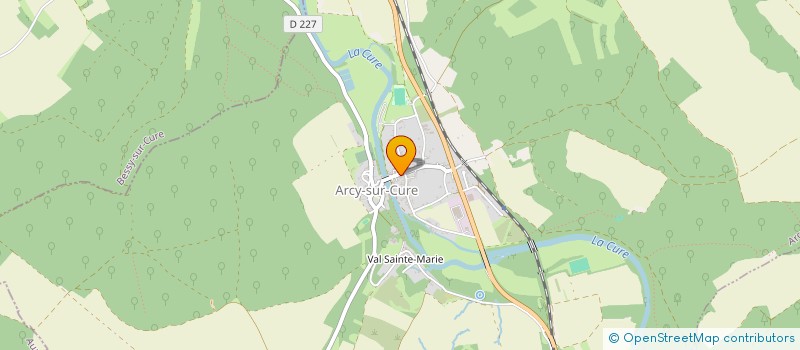 localisation de l'entreprise MADAME MARINA WIEDNER  ARCY-SUR-CURE