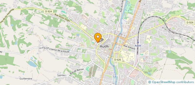 localisation de l'entreprise MADAME MARINE ABADIE  AUCH