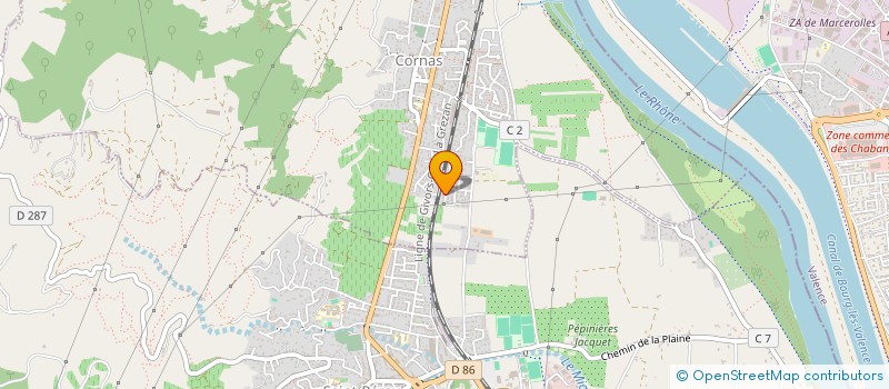 localisation de l'entreprise MADAME MARINE ACKERMANS  CORNAS