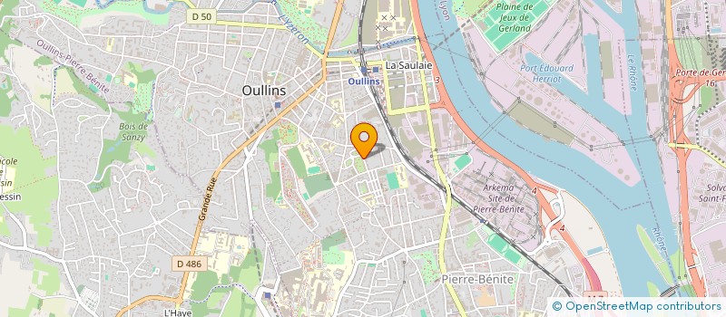 localisation de l'entreprise MADAME MARINE ADAMINI  OULLINS-PIERRE-BENITE