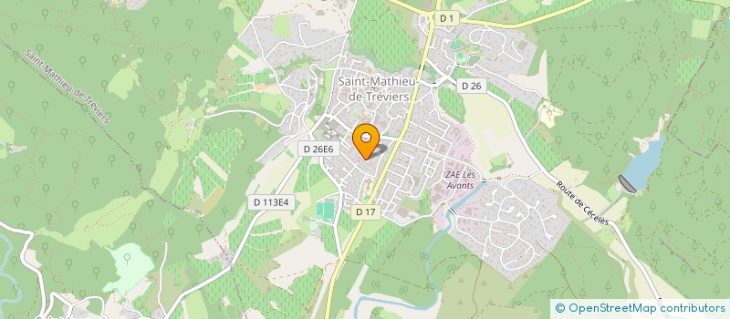 localisation de l'entreprise MADAME MARINE ADREIT  SAINT-MATHIEU-DE-TREVIERS