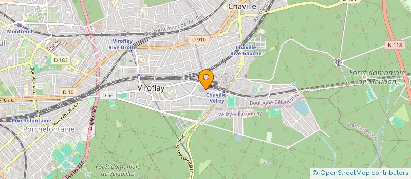 localisation de l'entreprise MADAME MARINE AFOTA  VIROFLAY