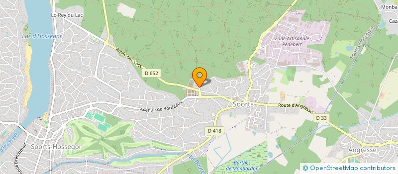 localisation de l'entreprise MADAME MARINE AGNES  SOORTS-HOSSEGOR