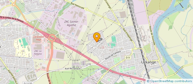 localisation de l'entreprise MADAME MARINE AGUILERA  UCKANGE