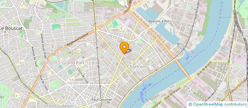 localisation de l'entreprise MADAME MARINE AILLAUD  BORDEAUX