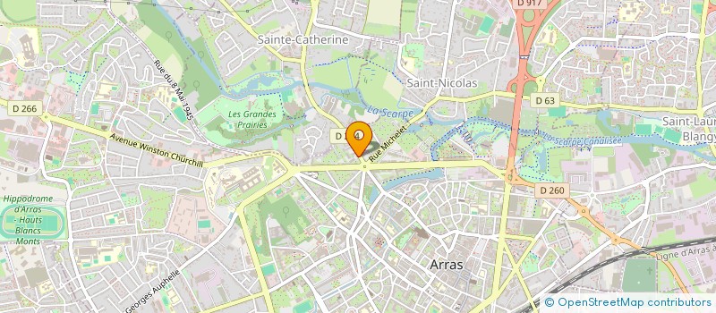 localisation de l'entreprise MADAME MARINE ALEXANDRE à ARRAS