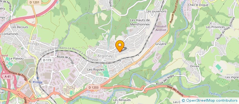 localisation de l'entreprise MADAME MARINE ALIOUA  ARGONAY