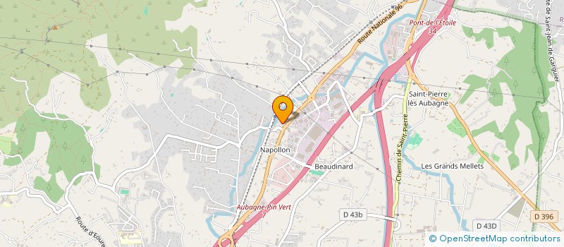 localisation de l'entreprise MADAME MARINE ALLAIS  AUBAGNE