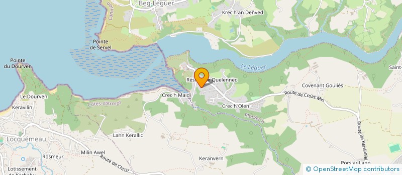 localisation de l'entreprise MADAME MARINE ALLALI  PLOULEC'H