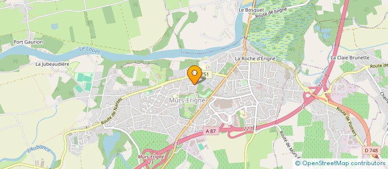 localisation de l'entreprise MADAME MARINE ALLIGIER  LES PONTS-DE-CE