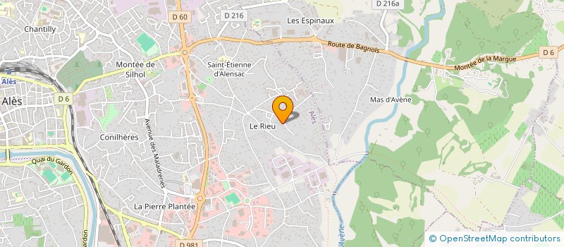 localisation de l'entreprise MADAME MARINE ALLILAIRE à ALES