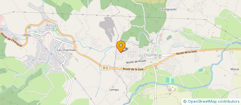 localisation de l'entreprise MADAME MARINE ALMEIDA  CHOMERAC