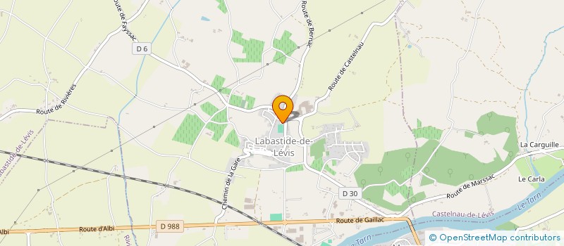 localisation de l'entreprise MADAME MARINE ALQUIER  LABASTIDE-DE-LEVIS