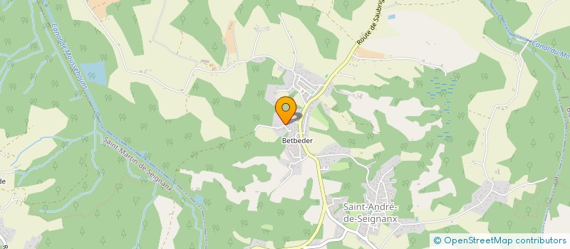 localisation de l'entreprise MADAME MARINE AMELIN  SAINT-ANDRE-DE-SEIGNANX