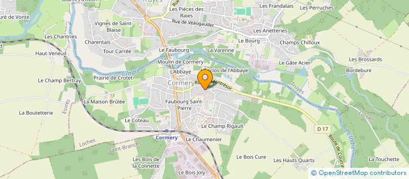 localisation de l'entreprise MADAME MARINE AMIGO  CORMERY