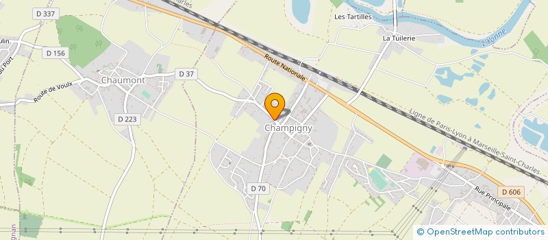 localisation de l'entreprise MADAME MARINE AMORIM  CHAMPIGNY