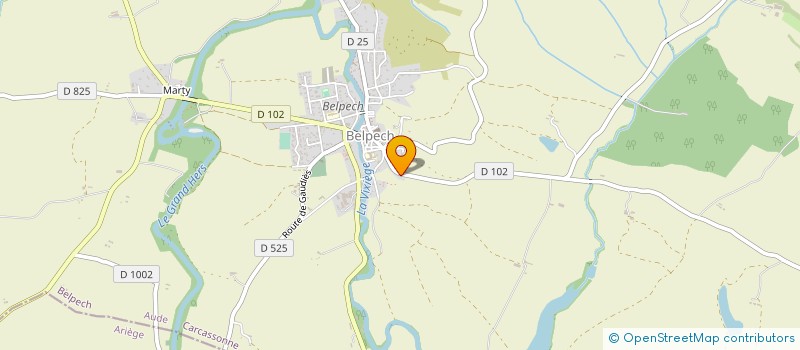 localisation de l'entreprise MADAME MARINE AMUSSAT  BELPECH