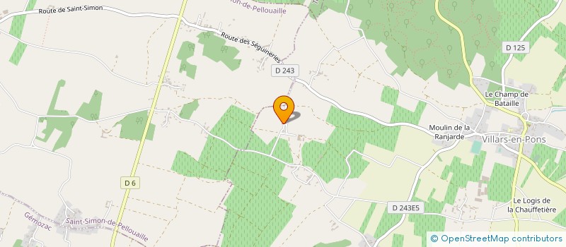 localisation de l'entreprise MADAME MARINE ANAIS ALFA MAILLANCOURT  VILLARS-EN-PONS