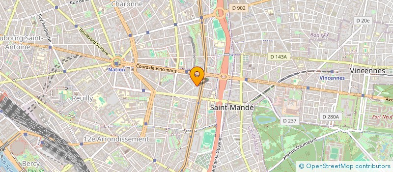 localisation de l'entreprise MADAME MARINE ANDRE  PARIS