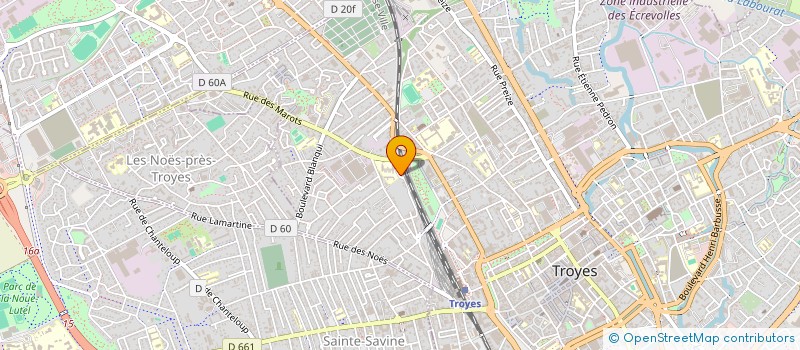 localisation de l'entreprise MADAME MARINE ANDRIEVSKY  TROYES