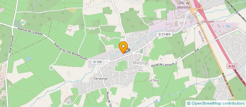 localisation de l'entreprise MADAME MARINE ANGAUD  MARTILLAC