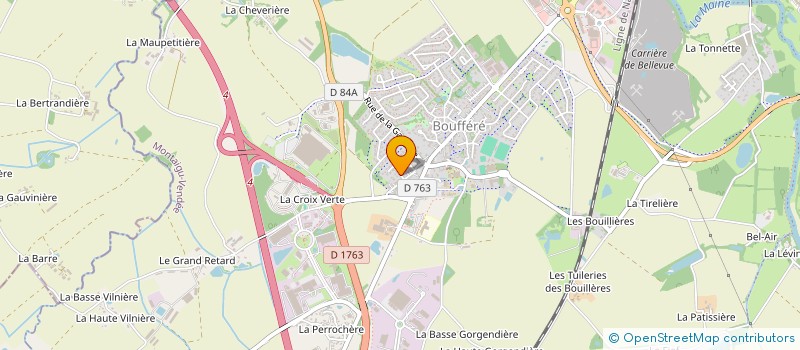 localisation de l'entreprise MADAME MARINE ARNAUD  MONTAIGU-VENDEE