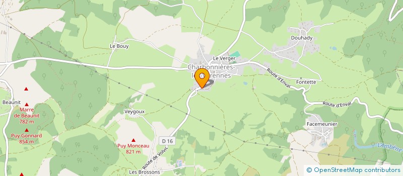 localisation de l'entreprise MADAME MARINE ARNAUD  CHATEL-GUYON