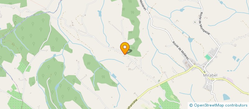 localisation de l'entreprise MADAME MARINE ARSEGUEL  MIRABEL