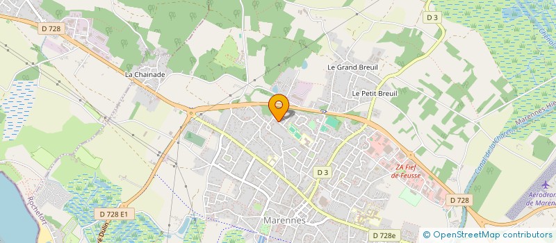 localisation de l'entreprise MADAME MARINE AUBRY  MARENNES-HIERS-BROUAGE