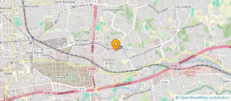 localisation de l'entreprise MADAME MARINE AUBRY à MARSEILLE