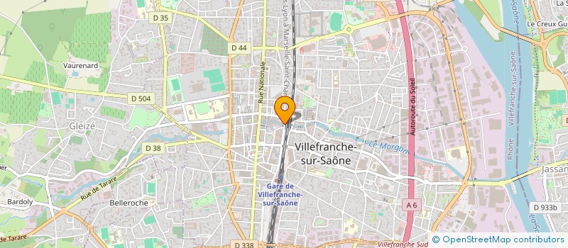 localisation de l'entreprise MADAME MARINE AUBRY  VILLEFRANCHE-SUR-SAONE