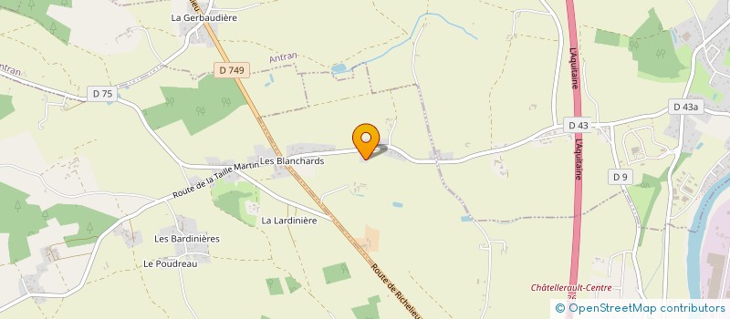 localisation de l'entreprise MADAME MARINE AUBUGEAU à CHATELLERAULT