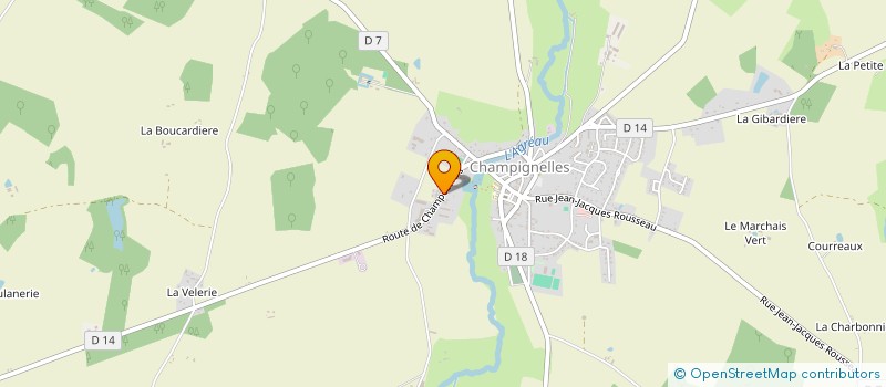 localisation de l'entreprise MADAME MARINE AUDIC--CORNET  CHAMPIGNELLES