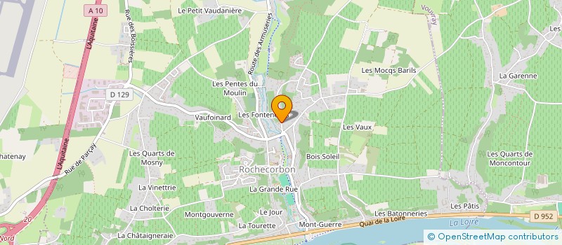 localisation de l'entreprise MADAME MARINE AURIAU  ROCHECORBON