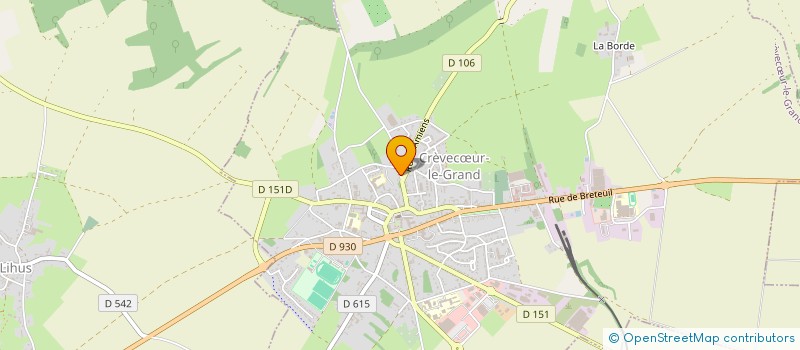 localisation de l'entreprise MADAME MARINE AUTIQUET  CREVECUR-LE-GRAND