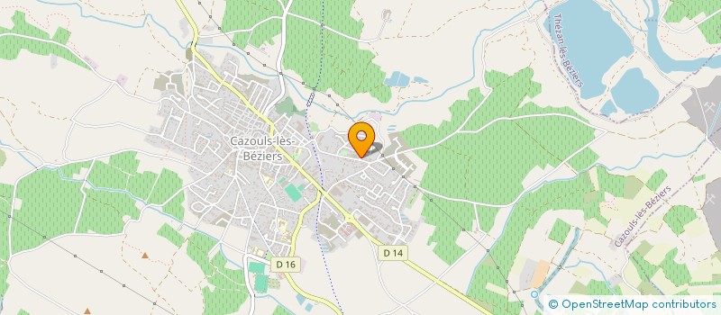 localisation de l'entreprise MADAME MARINE AZIBERT  CAZOULS-LES-BEZIERS