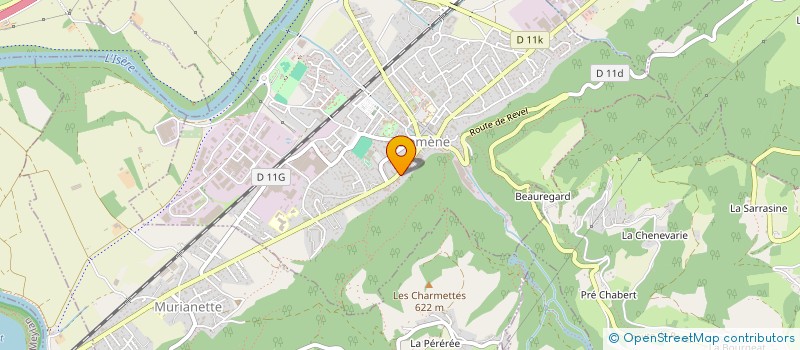 localisation de l'entreprise MADAME MARINE AZNAR  GIERES