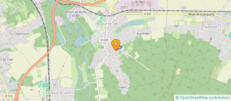 localisation de l'entreprise MADAME MARINE BACHAUMARD  BREUIL-LE-SEC