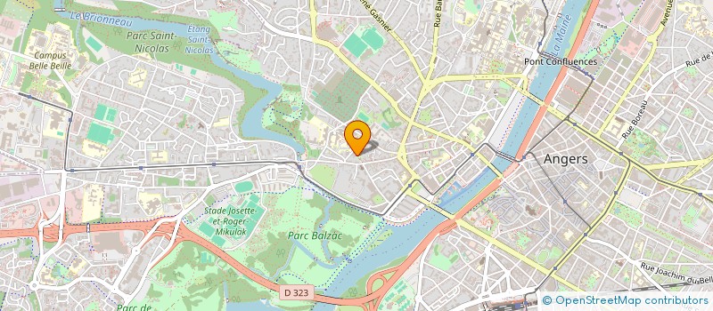 localisation de l'entreprise MADAME MARINE BACOT  ANGERS