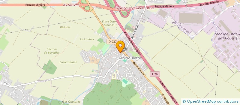 localisation de l'entreprise MADAME MARINE BAILLEUX  AIX-NOULETTE