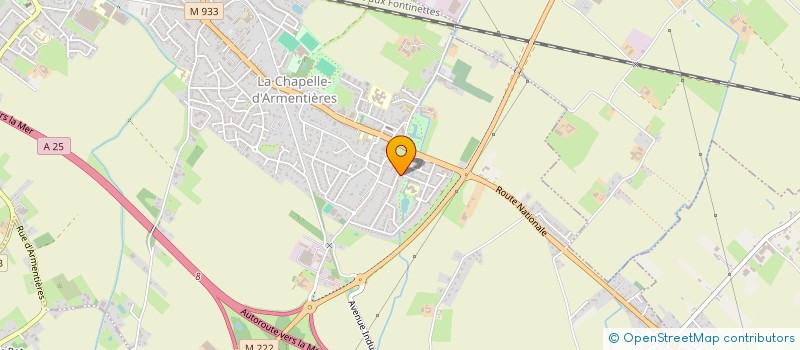 localisation de l'entreprise MADAME MARINE BAILLIEUL  LA CHAPELLE-D'ARMENTIERES