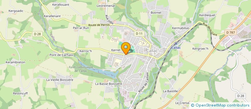 localisation de l'entreprise MADAME MARINE BAILLY  CALLAC