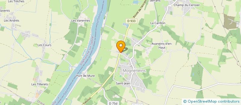 localisation de l'entreprise MADAME MARINE BALLAND à MOGNENEINS