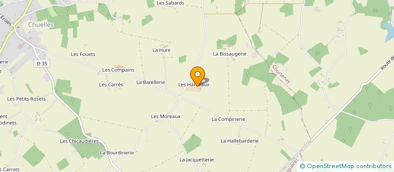 localisation de l'entreprise MADAME MARINE BALLANGER  CHUELLES