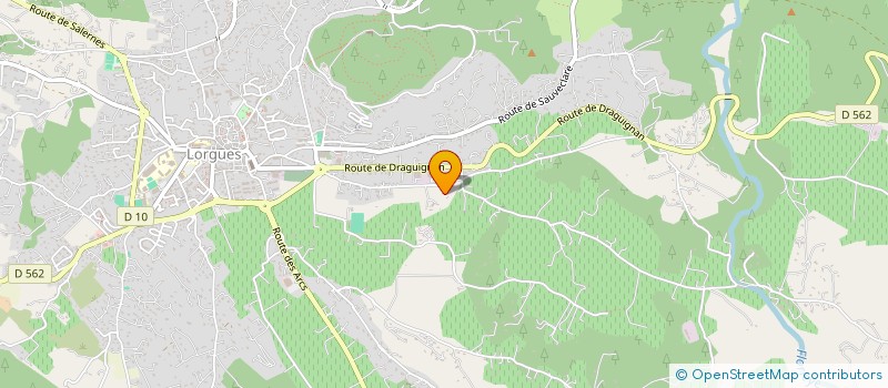 localisation de l'entreprise MADAME MARINE BALLESTEROS  LORGUES