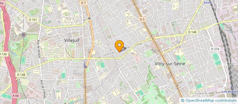 localisation de l'entreprise MADAME MARINE BARBAUD à VITRY-SUR-SEINE