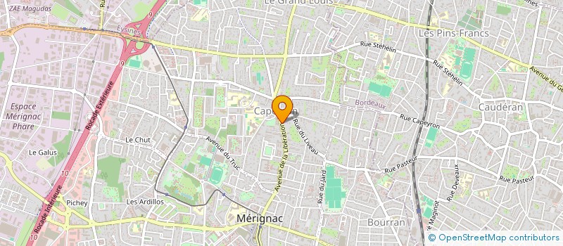 localisation de l'entreprise MADAME MARINE BARBAZANGE  MERIGNAC