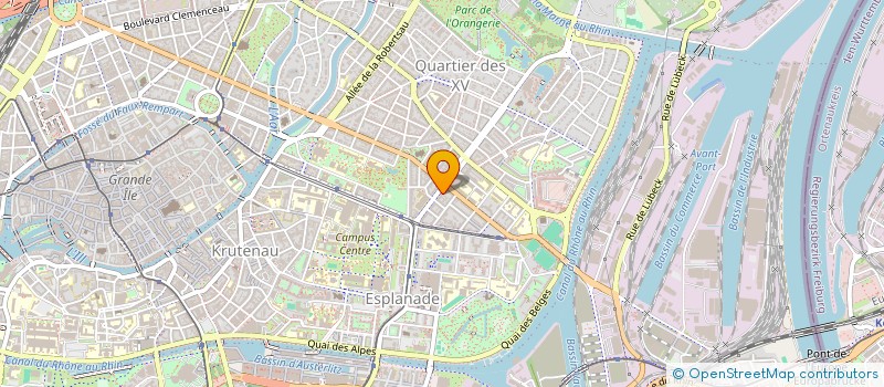 localisation de l'entreprise MADAME MARINE BARELLI à STRASBOURG